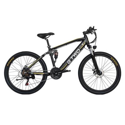 China Aluminum Alloy Wholesale 48V 9.6A Mountain Full Suspension E-Bike 500W Electric Bike for sale