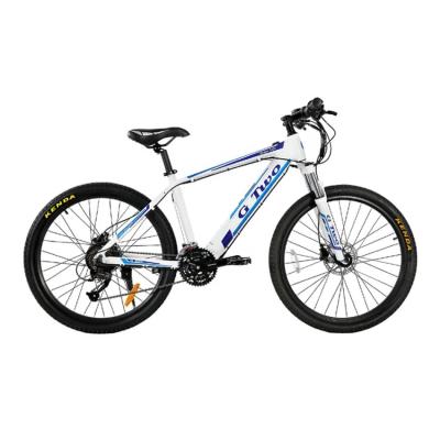 China Aluminum Alloy Wholesale 48V 9A Electric Mountain Bikes E Bike Offroad Trekking for sale