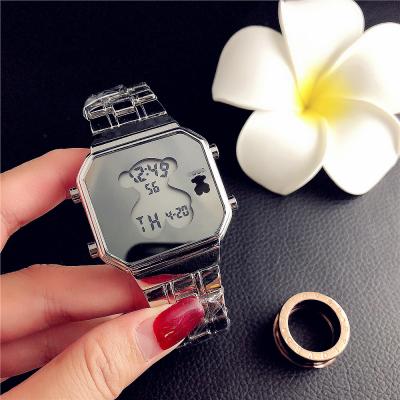 China Non-Specific Wholesale Children Kids Sport Digital Watch Feminine Girls Square Dress Watches 2021 Men Wristwatch Lady Rose Gold Wristwatches for sale