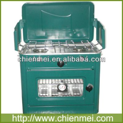 China IRON gas cooker with oven for sale