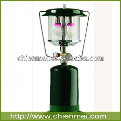 China Double Glass Coat Outdoor Lighting Portable Gas Lantern #1041D for sale