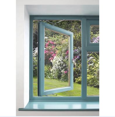 China White upvc screen pvc casement opening folding patio doors with modern design for sale