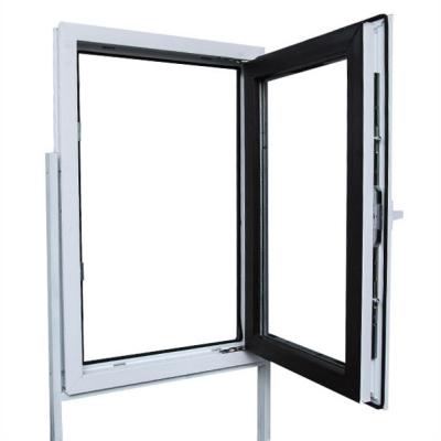 China Folding screen most popular factory price china pvc pvc casement window upvc home doors windows 3 panel triple window for sale