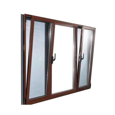 China Sound Elegant 3 Glazed Wood Tilt & Turn Window Hardware, Tilt & Turn Window for sale