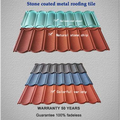 China Guangzhou EUROPE Wholesale Metal Roof Tiles Building Material Stone Coated Steel Roofing Tiles for sale