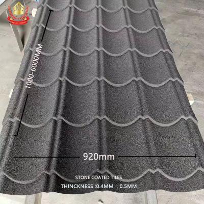 China EUROPEAN Factory Lightweight Roof Tile Galvanized Iron Sheet For Roofing Coated Corrugated Stone Roofing Sheet for sale