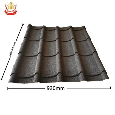 China High Quality Long Stone Coated Metal Roofing Corrugated Steel Roofing Sheets 0.4mm 0.5mm Sheet Roofing Tile EUROPEAN for sale