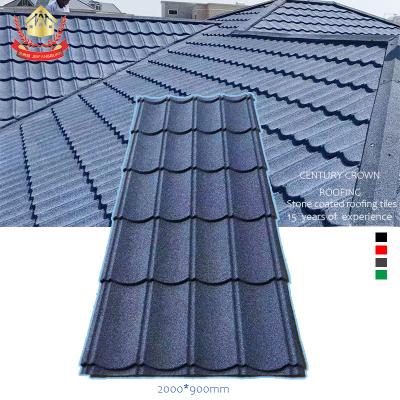 China EUROPEAN stone coated roof tile 0.4mm 50 years warranty metal covering sheets price corrug roof tile south africa for sale