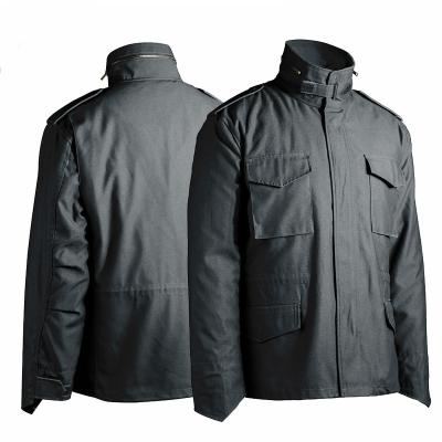 China Breathable Custom Design M65 Factory Black Field Jacket for sale