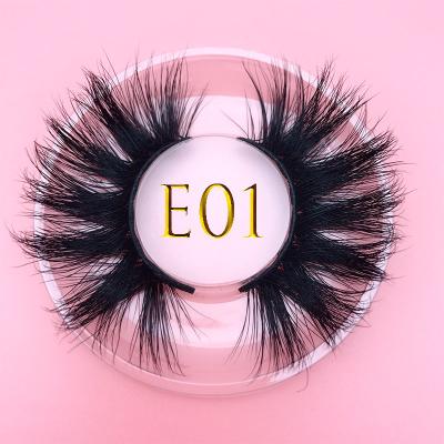 China 100% Natural Handmade Fluffy Strips Lash Softest Natural 14MM 18MM 25MM -30MM Mink Full False Eyelash 100% for sale