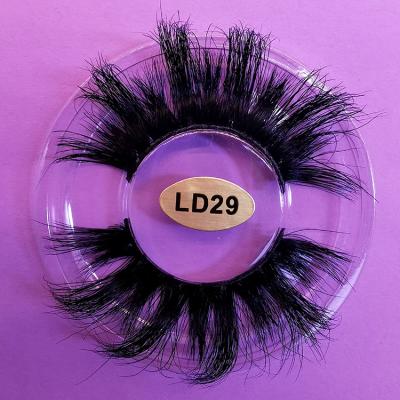 China Custom Packing Tape 25Mm Fake Fluffy 3D 5D Full Feather Private Label Mink Eyelashes for sale