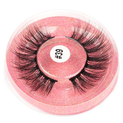 China Natural Private Label Logo Packaging Box Lashes Custom Made 3D 25Mm Real Mink Fur Eyelashes for sale