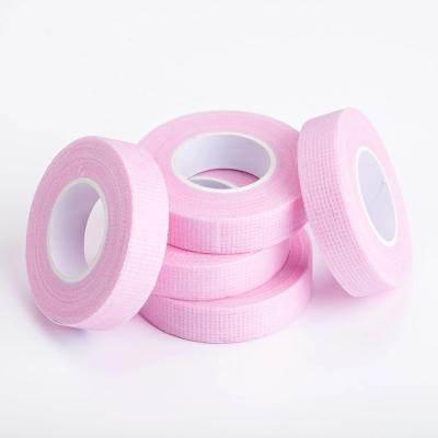 China Japanese Eyelash Extension Makeup Eyelash Extension Tape Pink Purple Cotton New Under Eye Patches Non-Woven Fabric Adhesive Tape for sale