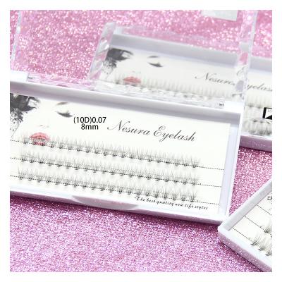 China Individual Eyelash Extension Starter Kit Natural Makeup 8/10/12/14mm Group Eye Lashes Graft False False Eyelashes for sale