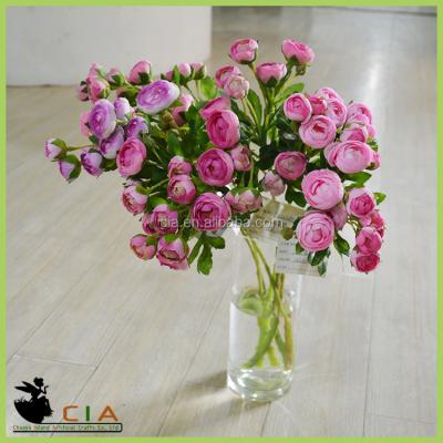 China Wedding Centerpiece Rose Flowers Clay Miniature Flowers Artificial Handmade Plastic for sale