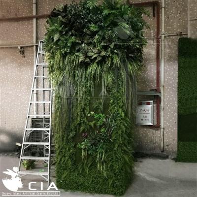 China Indoor UV Proof High Imitation Artificial Green Wall Garden for sale