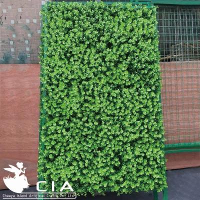 China UV Proof Artificial Leaf Fence , 2015 New Product Artificial Wall Decoration Factory for sale