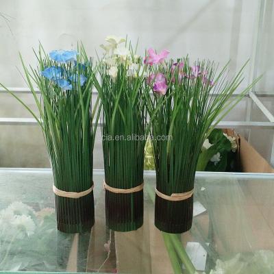 China Artificial Onion Grass Home Decoration Flower Arrangement Maker for sale