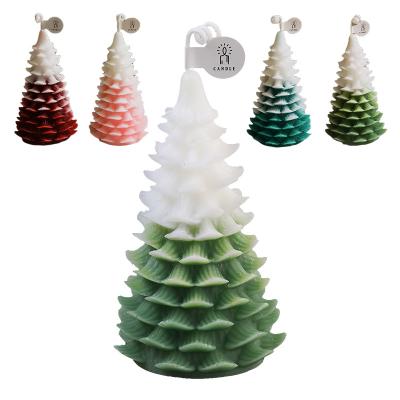 China Weddings Factory Candles Wholesale Christmas Trees Shaped Candles For Home Business Gifts Christmas Ornaments Christmas Decoration for sale