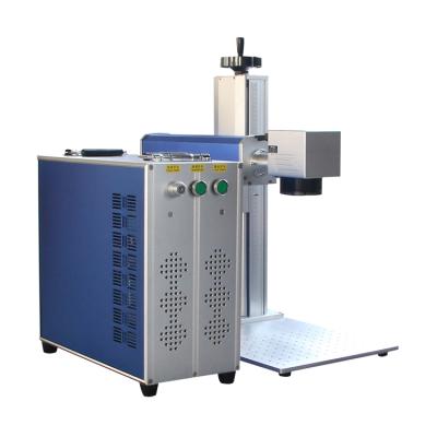 China Laser Marking Mini Fiber Laser Marking Machine For Led Bulb Flex Card Chip Printing 30watt for sale