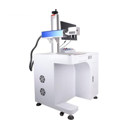 China Laser Marking 20W 30W 50W Cabinet Desktop Fiber Laser Marking Machine For Metal Necklace Jewelry for sale