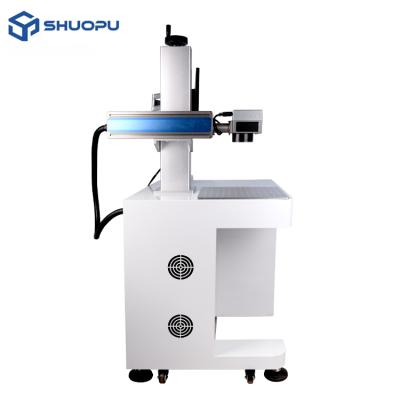 China Laser Desktop 20W 30W Fiber Marking Machine For Stainless Steel Aluminum Plastic for sale