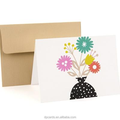 China High Quality Europe Thank You Cards Custom Greeting Cards Printing With Cheap Price for sale