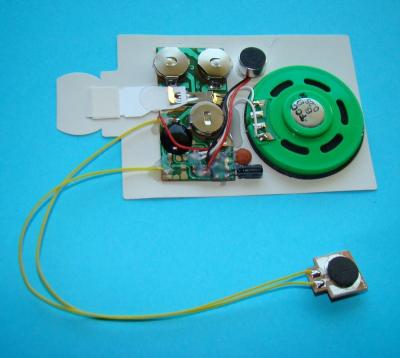 China Record customize sound or message via built-in recordable microphone sound module for greeting cards recordable sound chip for greeting card WITH cheap price for sale