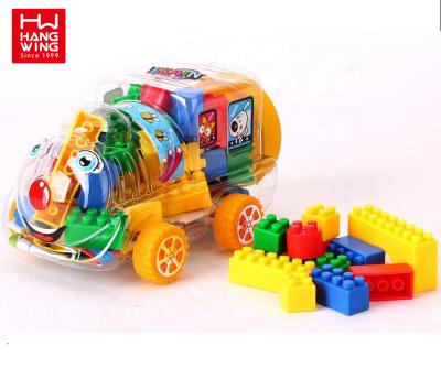 China Medium Particle Building Blocks Sets DIY TOY 22Pcs Kids Large Bricks Educational Toys Classic Colorful Plastic Bottle Large for sale