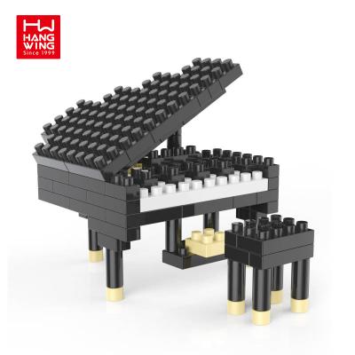 China 110Pcs Eco-friendly Material Educational Toys Wholesale Diy Toy Piano New Design Plastic Building Block Set Building Block for sale