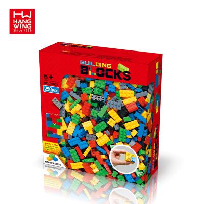 China Plastic Building Block Set Toy Brick Kit DIY ABS Blocks Partic0le Compatible Building Toy Wholesale 250/500/750/1000Pcs for sale