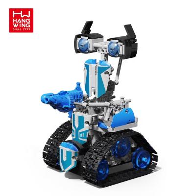 China 520PCS Brick Educational Dual Mode Remote Control Machine DIY Starchasing Building Blocks With USB Cable Rc Radio Robot Brikcs Toy Set for sale