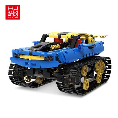 China Educational DIY Building Brick 572Pcs Rc Cars Toys Drift Car Kids Diy Toy Suv Baustein Building Block Remote Control Off-Road Racing Car for sale