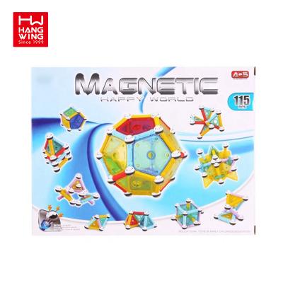 China Construction Toy Hot Sale Plastic Magnetic Building Blocks Toys Magnetic Blocks For Kids for sale