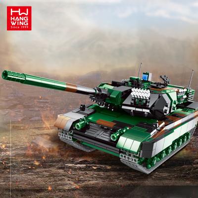 China 1346PCS Building Toy Kids Diy Bricks Toys Miliarty Leopard 2a6 Tank Building Block Educational Assembling Set for sale