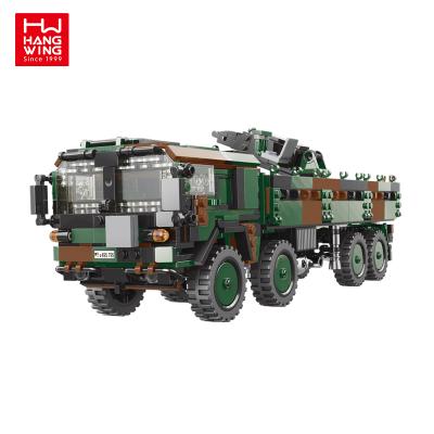 China 898PCS Building Toy Blocks Car Kids Diy Vehicle Bricks Kit Toys Military Lift Tuck Building Block Educational Assembling Sets for sale