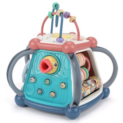 China Parent-Children Interactive 7 in 1 Baby Electronic Toys Cube ROD Educational Activity Early Learning Preschool Toy for sale