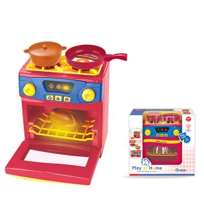 China Girls Plastic Toys Kids Sets Cook Toaster Child Microwave Oven Blenders Play Pretend Real Plastic Kitchen Set Toy for sale