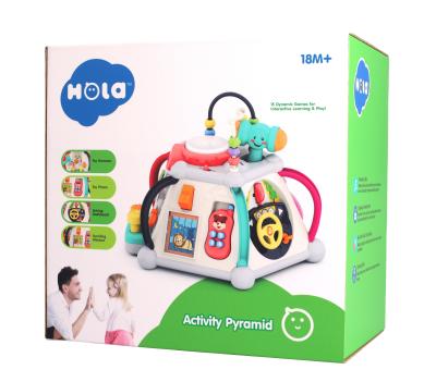 China Multifunctional Kids Toy Puzzle Child Musical Carry-in Music Learning Playing 18 M+ Stroller Baby Educational Toys 30*28*18cm for sale