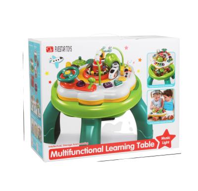 China Cartoon Toy Kids Plastic Music Educational Toys Puzzle Piano Children's Room Baby Multifunctional Study Table for sale