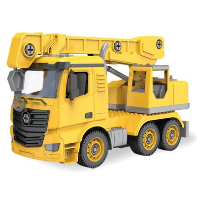 China DIY Educational Toys f/w Sliding Engineering Truck Car Toy Construction Vehicle for sale