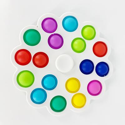 China For 2020 wholesale best quality plastic colorful fidgety person Juguetes stress anxiety relief China hand sensory hand toys noise spinner pp children toys for sale