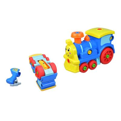 China No Function Popular Plastic Mini Cartoon Feature Disassembled Toy Train for sale