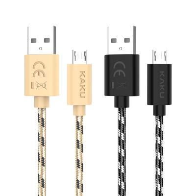 China Mobile phone kaku factory direct supplier Kaku cable data cable fast charging micro usb for sale