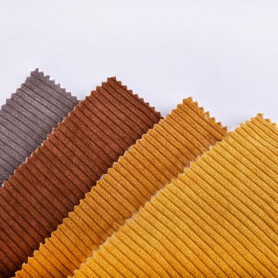 China Sustainable high quality heavy plain knitted bonding corduroy woven brushed fabrics for coat for sale