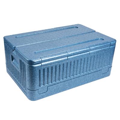 China China Manufacture Sustainable Foldable Food Storage Plastic Insulated Ice Chest Camping Hard Cooler Box for sale