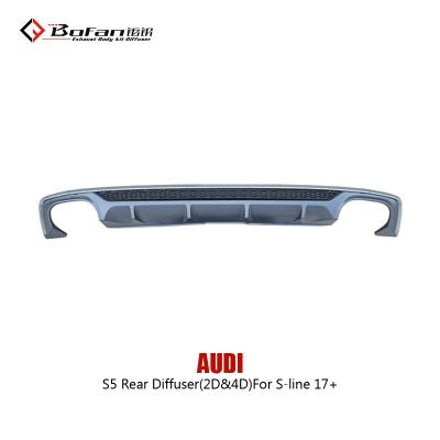 China For AUDI S5 Rear Diffuser&Tail Pipe (2D&4D) FOR 17+ s A5 Line for sale