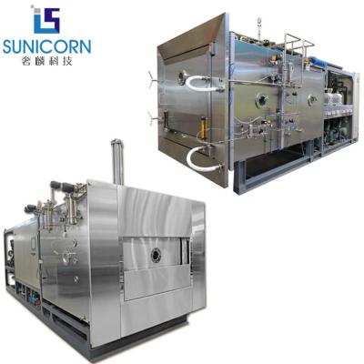 China 10sqm 100kgs Commercial Freeze Drying Equipment , Food Vacuum Freeze Dryer for sale