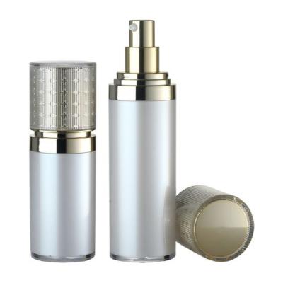 China JL-AB201 SAN  PMMA Airless Bottle 30ml 50ml Cosmetic Bottle Packaging for sale