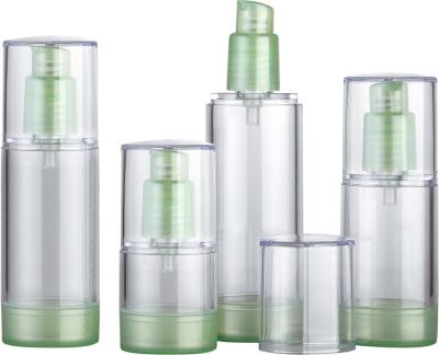 Chine Bouteille en plastique cosmétique ovale privée d'air de la bouteille 15ml 30ml 40ml 50ml de JL-AB120A à vendre